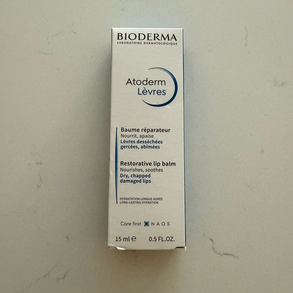 Bioderma Atoderm Restorative Lip Balm for Dry Chapped Lips - 0.5 OZ/15‎ ml - NWB - Picture 4 of 7